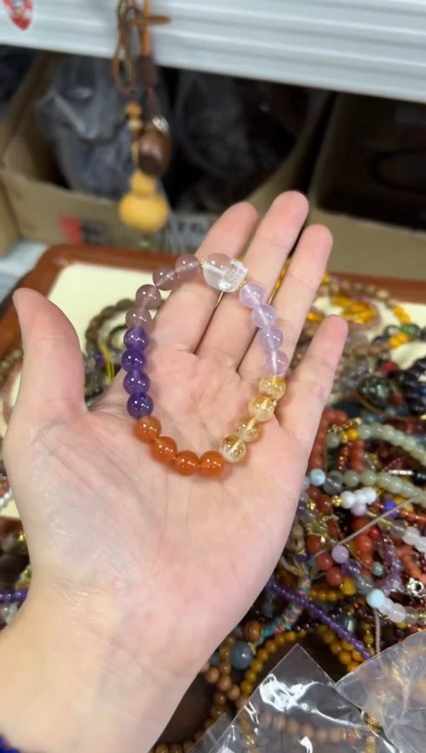 未镶嵌颈饰水晶多宝水晶白晶貔貅款手链[2407]