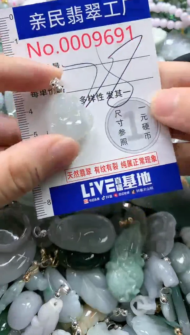 翡翠未镶嵌吊坠(不含链)9691