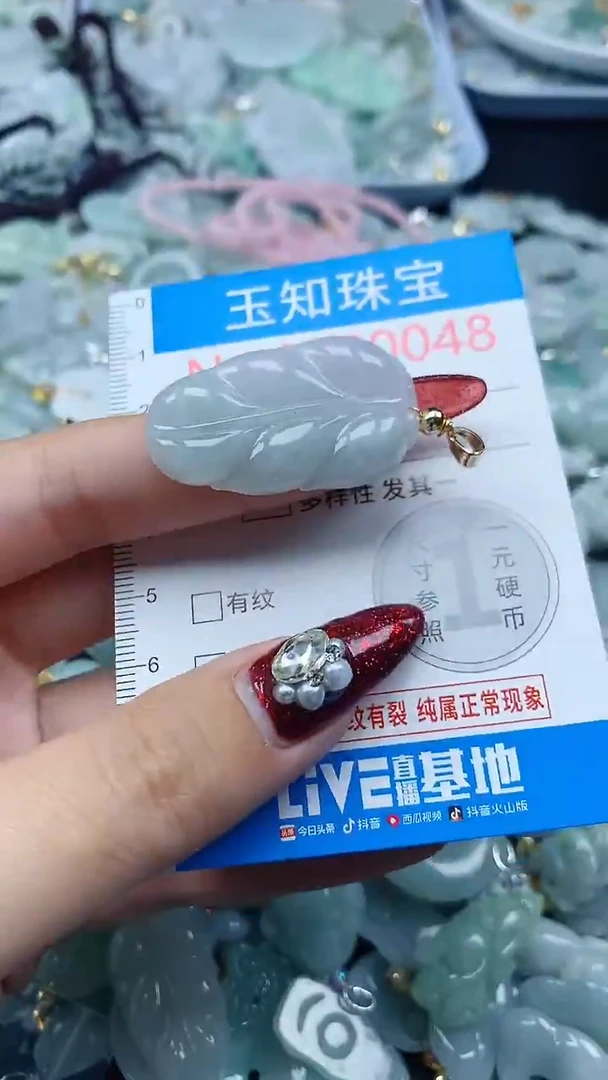 吊坠(不含链)未镶嵌翡翠48