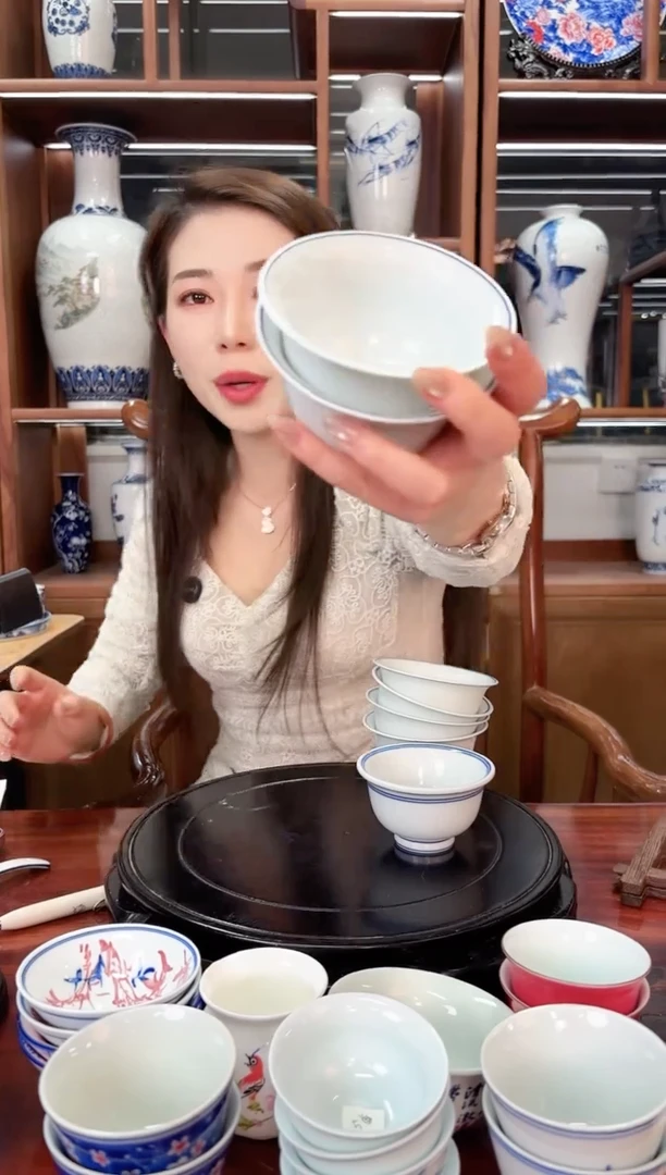 A31景德镇两袖清风大压手杯
