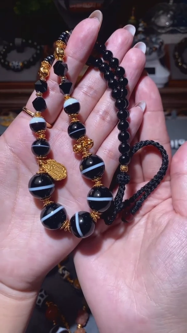 【闪购商品】玛瑙/玉髓颈饰未镶嵌LZ-01003-线线塔链吊坠