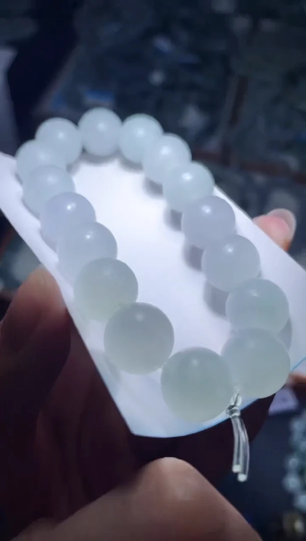 未镶嵌定制翡翠天然缅甸翡翠手串27