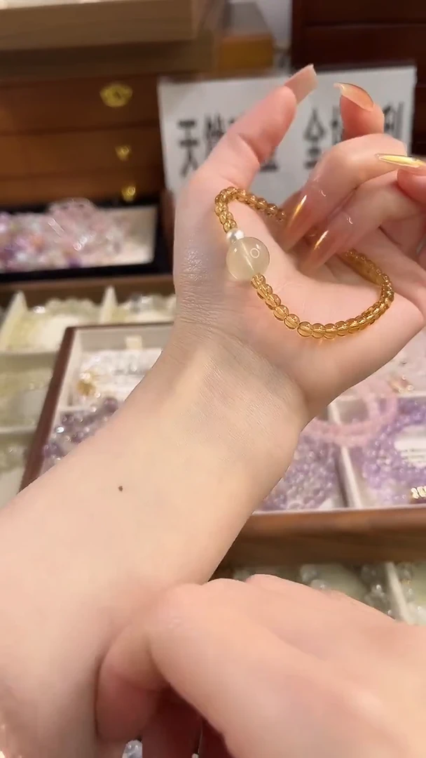 未镶嵌手串水晶