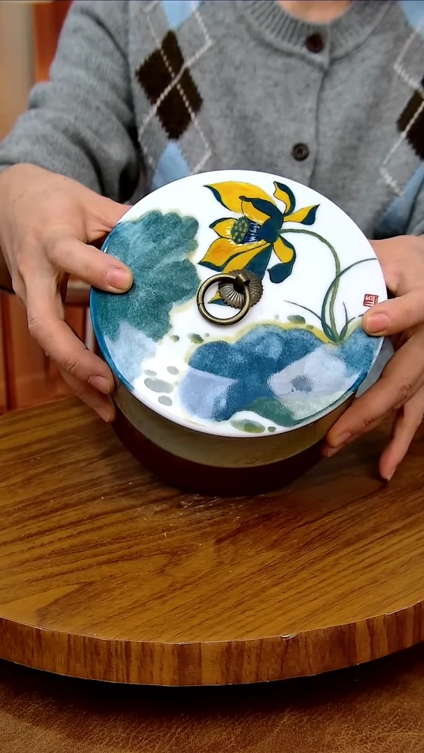 杯子陶景德镇手工手绘釉下彩陶瓷