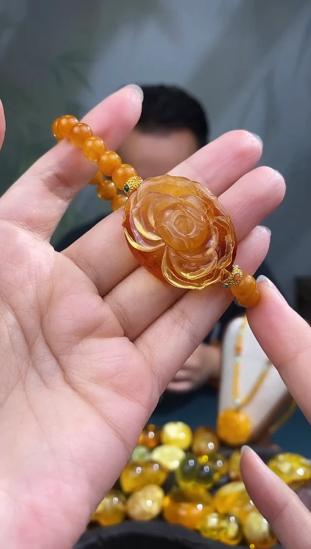 裸石琥珀未镶嵌基地发货 一物一证 顺丰包邮