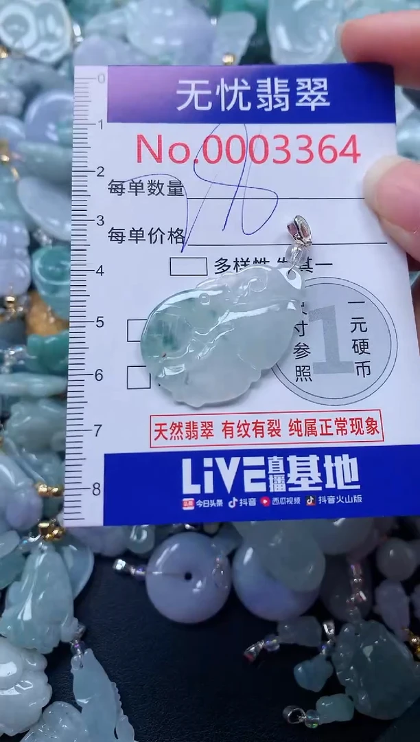颈饰未镶嵌翡翠3364