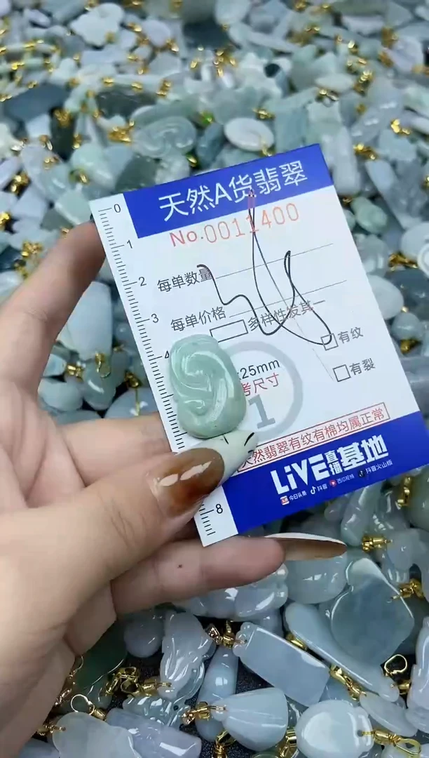 【闪购商品】翡翠颈饰未镶嵌天然A货翡翠