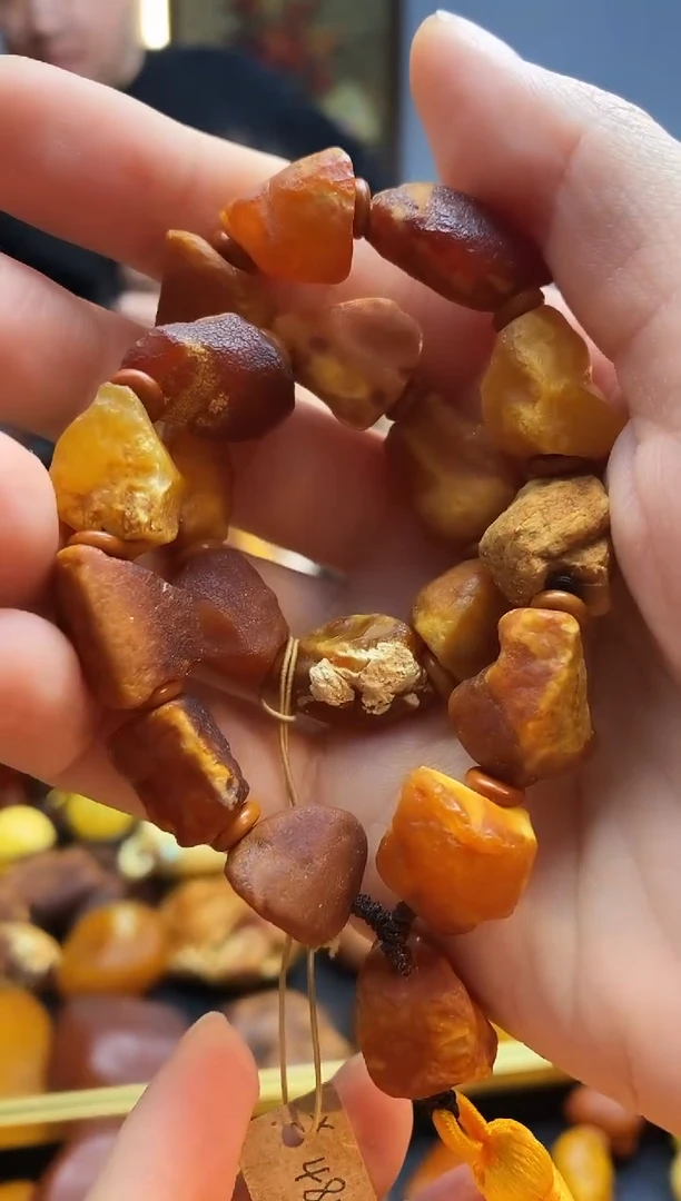 手链琥珀未镶嵌手串