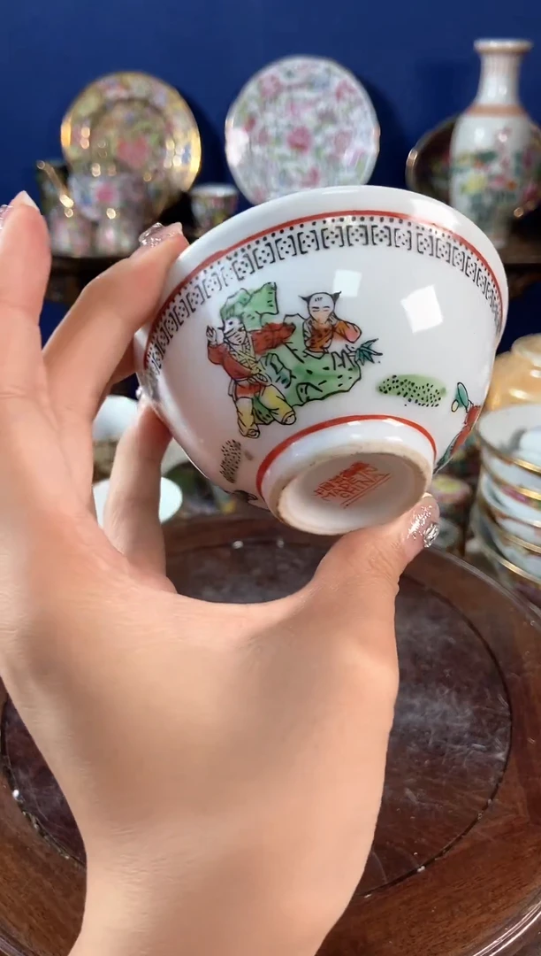瓷片微瑕慎拍景德镇窑老厂瓷摆件