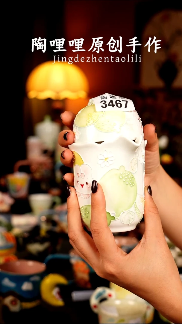 陶哩哩原创手作陶瓷3467