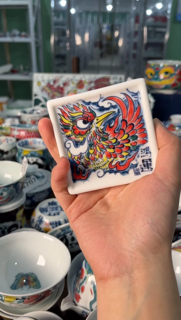 陶瓷昨明景德镇陶瓷：微瑕 杯垫