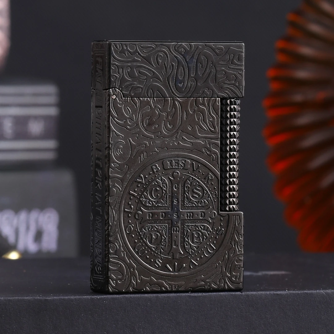 康斯坦丁朗声打火机黄铜一体机侧滑机送朋友礼品朗朗声打火机