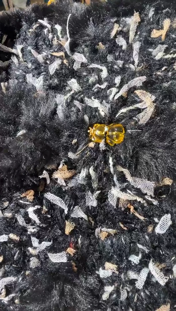 【闪购商品】琥珀项链未镶嵌琥珀小熊项链斜跨包