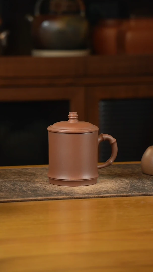 【闪购商品】紫砂公道杯黄龙山紫砂盖杯老板杯