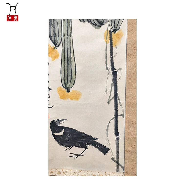 J1025丝瓜立轴34x132/4平尺