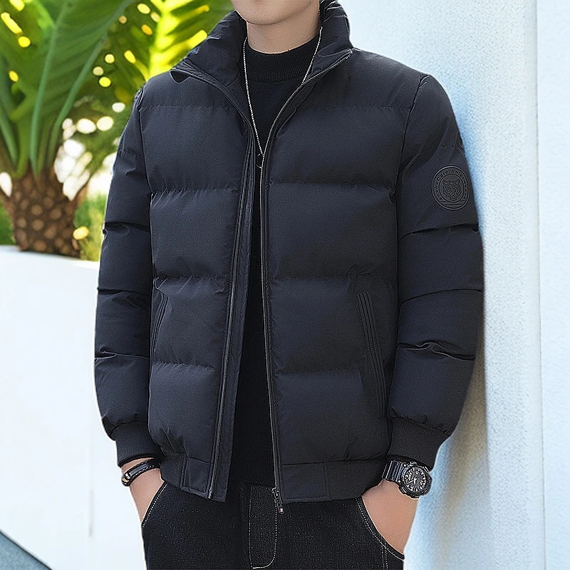 棉服男士棉衣秋冬季新款青年立领男装加厚保暖短款痞帅耐磨棉袄