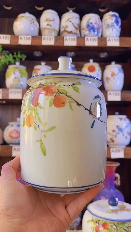 迎君陶瓷纯手工手绘  2