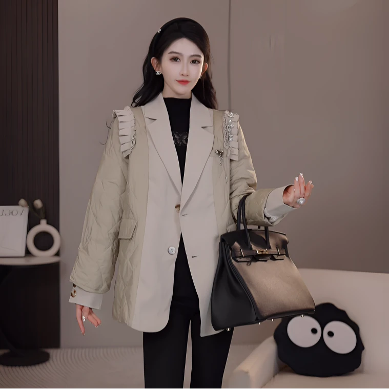 A-958冬季高级感2024新款宽松保暖时尚韩版防风防寒短款羽绒服