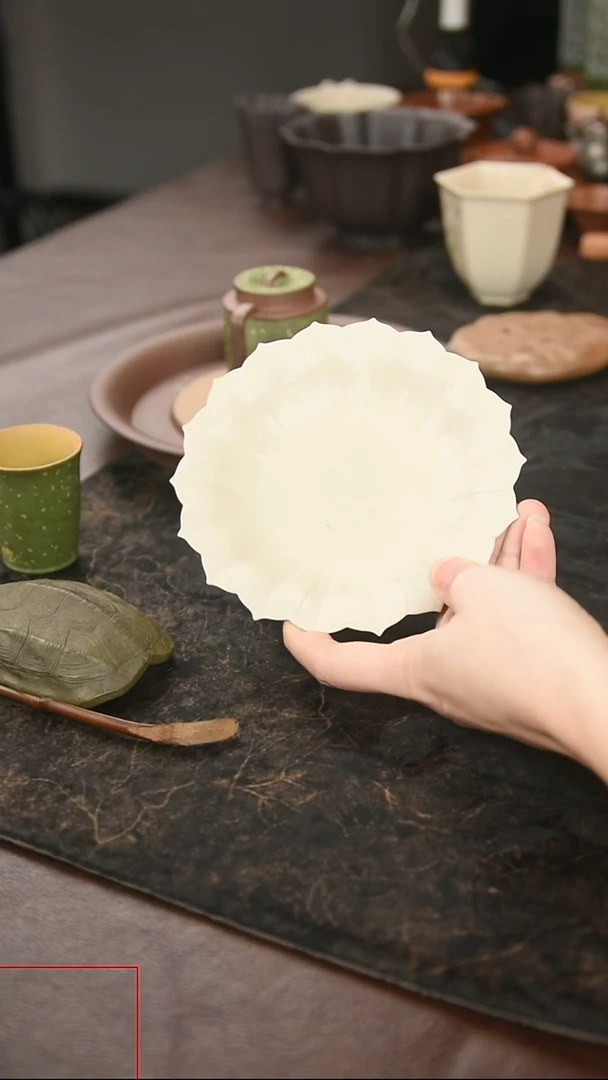 九隐茶器白泥壶承