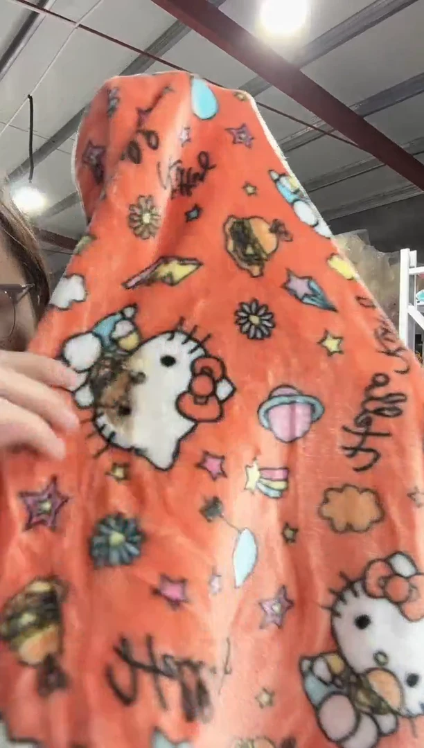 满35包邮  瑕疵150*180左右绒毯子   大沾污