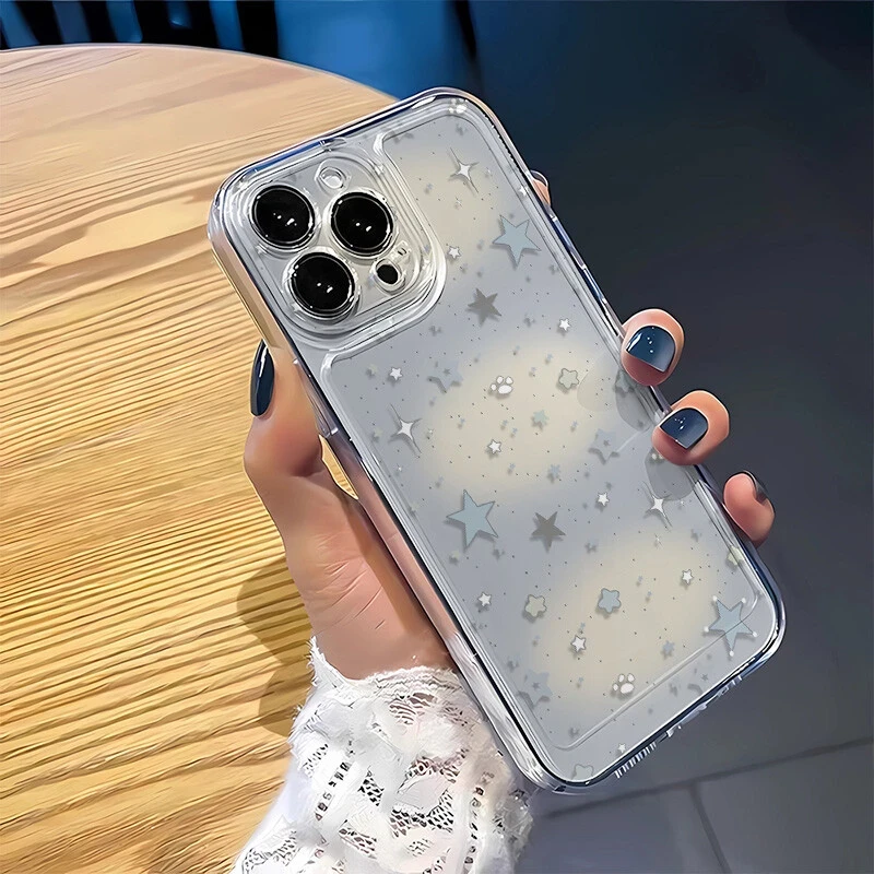 渐变星星适用苹果13手机壳iphone16pro/15/14/12小米vivo华为oppo