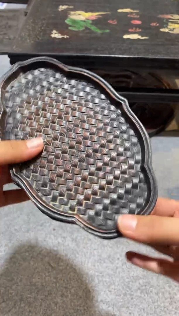 香榧木紫檀拆件雕刻板以直播间实物为准