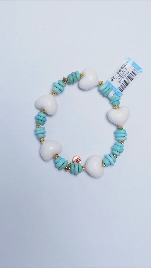 未镶嵌绿松石手链绿松猛犸手串