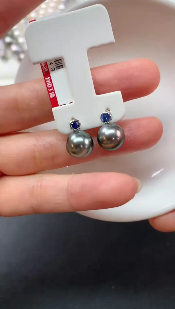 【闪购商品】海水珍珠耳饰18K金镶嵌Z551|2500