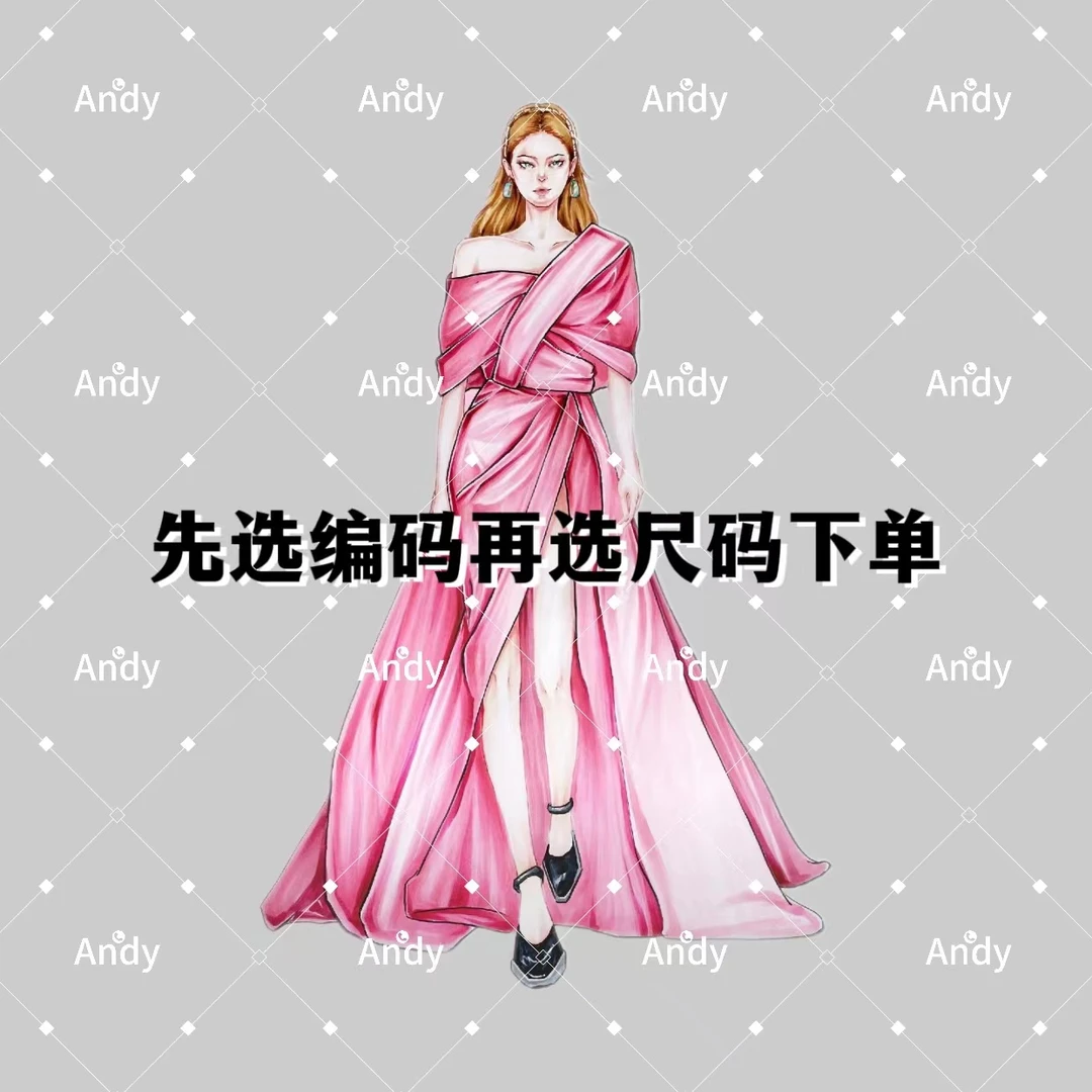 【直播间对应A编号去拍】欧诺风夏季新款时尚高档连衣裙显瘦女长裙