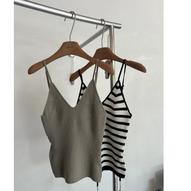 【简单攻略】气质简约百搭吊带背心0802-20241