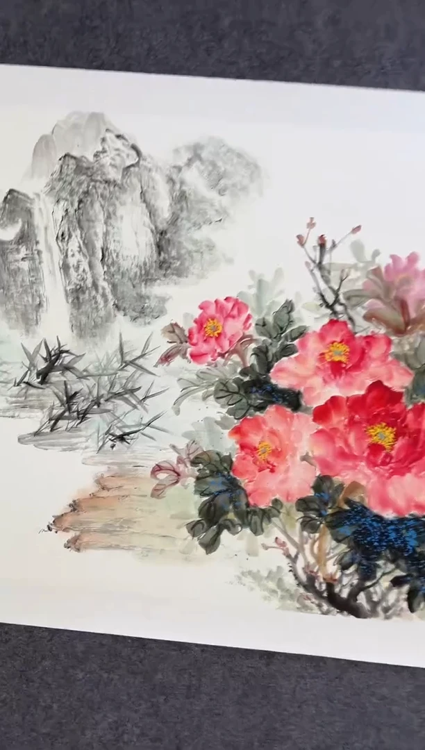 国画刘立荣亲笔绘画手绘作品D18