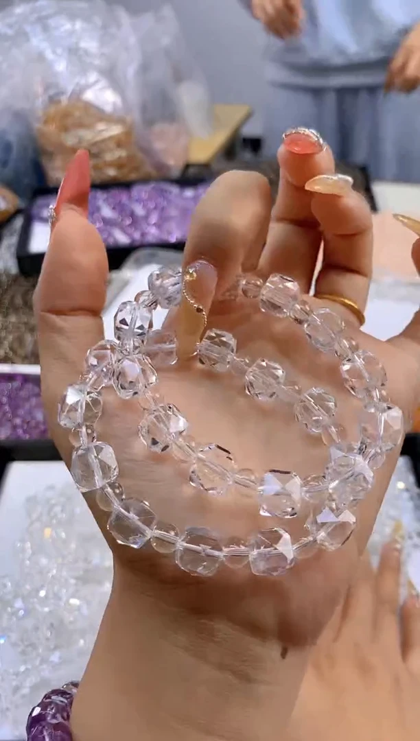 【闪购商品】水晶手串未镶嵌065/多样性发其一/卡10