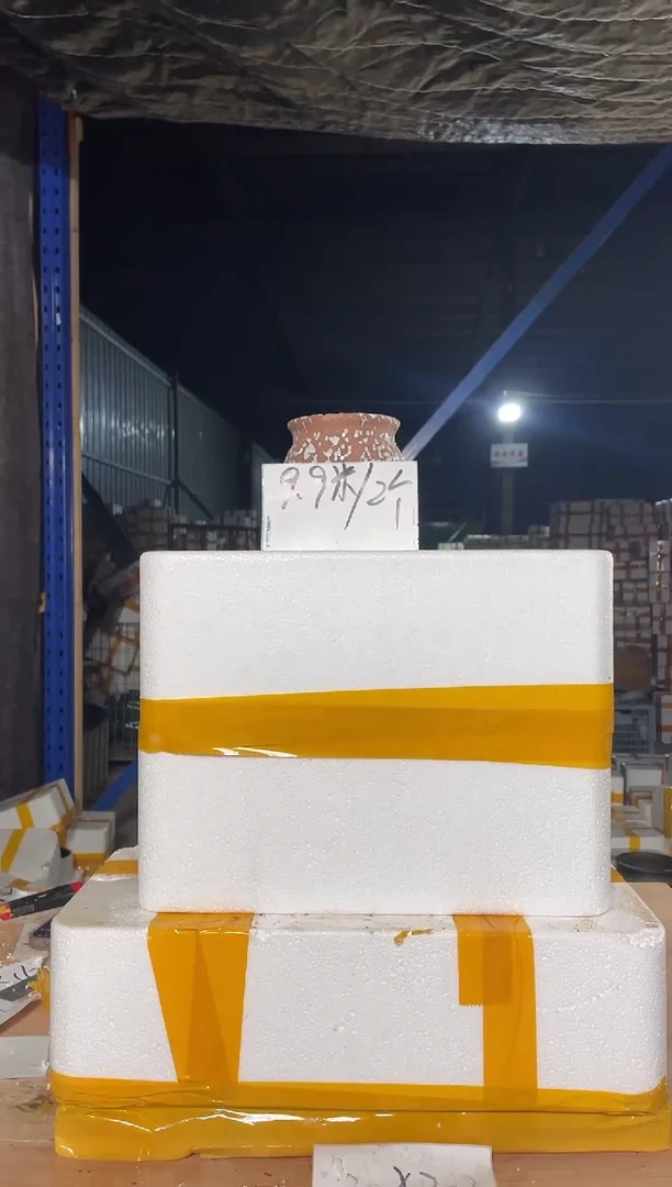 紫砂花盆宜兴紫砂 粗陶花盆9.9-1