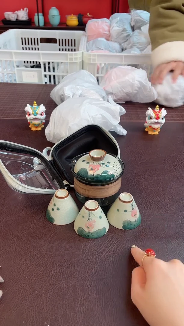 【闪购商品】瓷片【沉鱼茶器】清货底价 库存单一