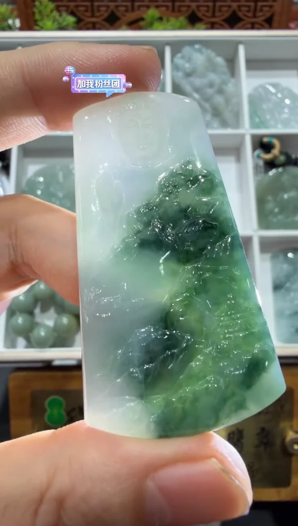 未镶嵌挂件翡翠A货翡翠多样性孤品