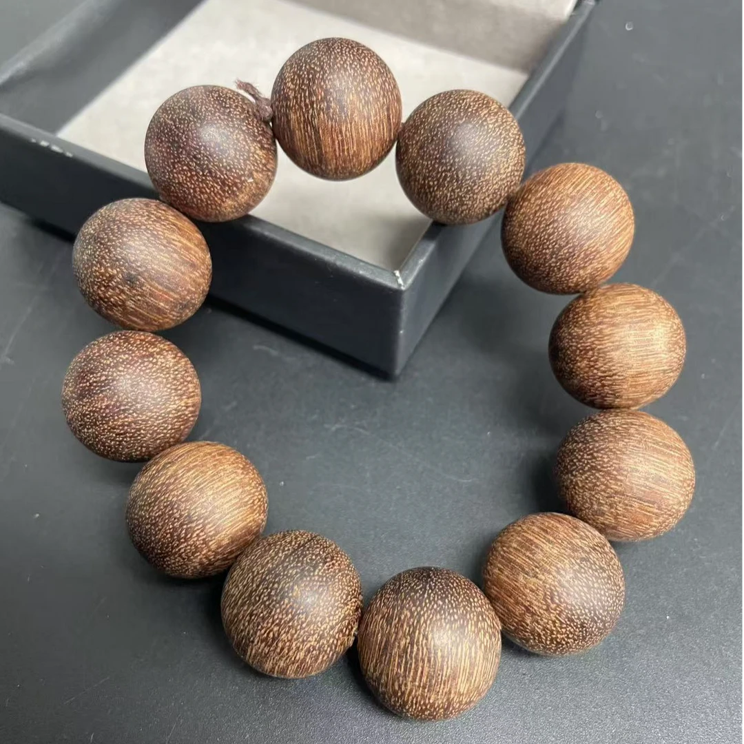 【小杰推荐】阴沉木木文玩大颗粒圆珠手串 （多样性发其一）7202