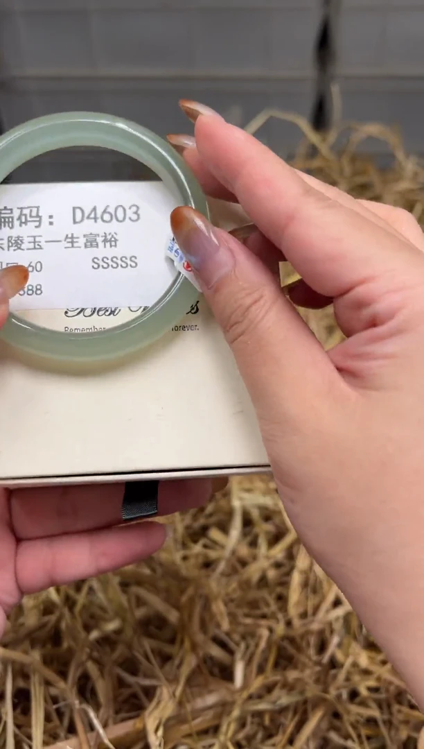 未镶嵌手镯石英质玉D4603
