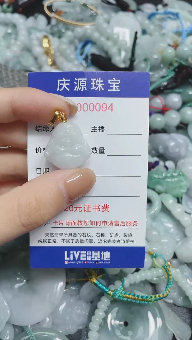 翡翠未镶嵌颈饰338