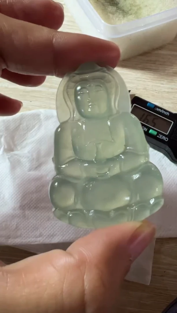 未镶嵌定制翡翠观音