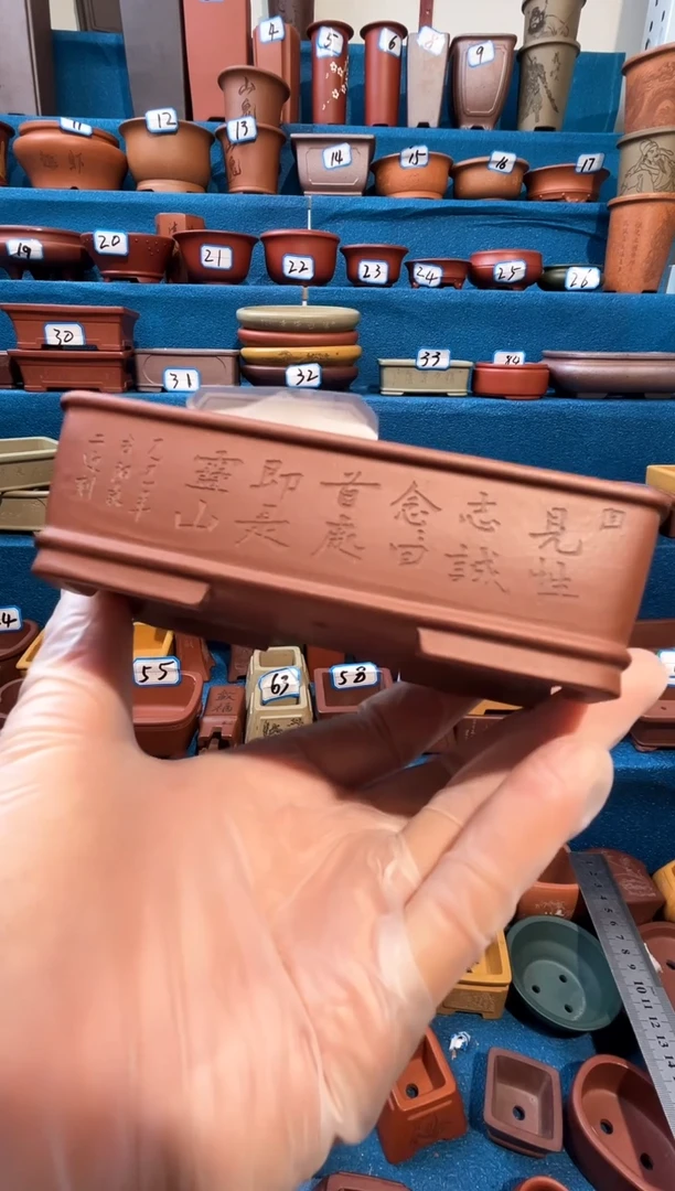 【闪购商品】紫砂紫砂花盆105*6.5*2.5