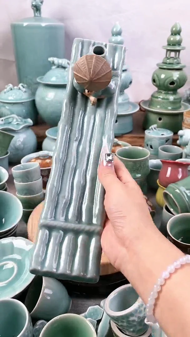 特价福利 微瑕 慧仙青瓷