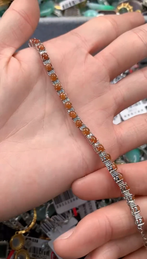 银S925镶嵌戒指翡翠6-----5