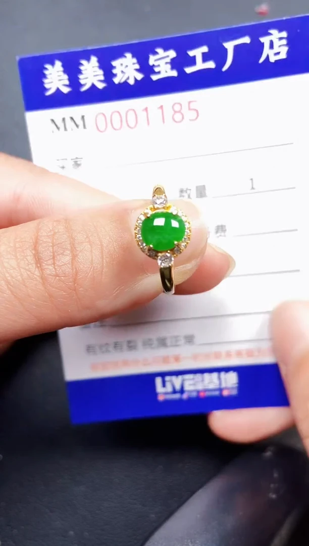 翡翠银S925镶嵌颈饰1185