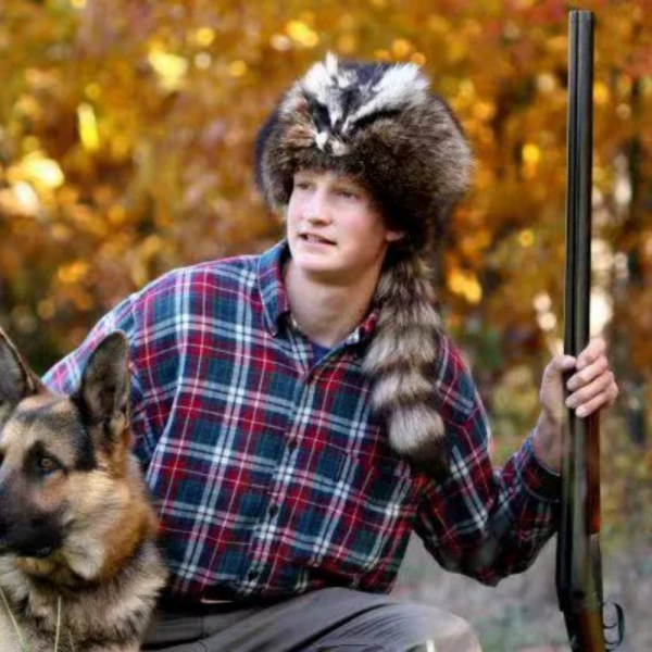 荒野大镖客小浣熊帽子皮草男女亚瑟帽子带头美洲貉成人个性帽子