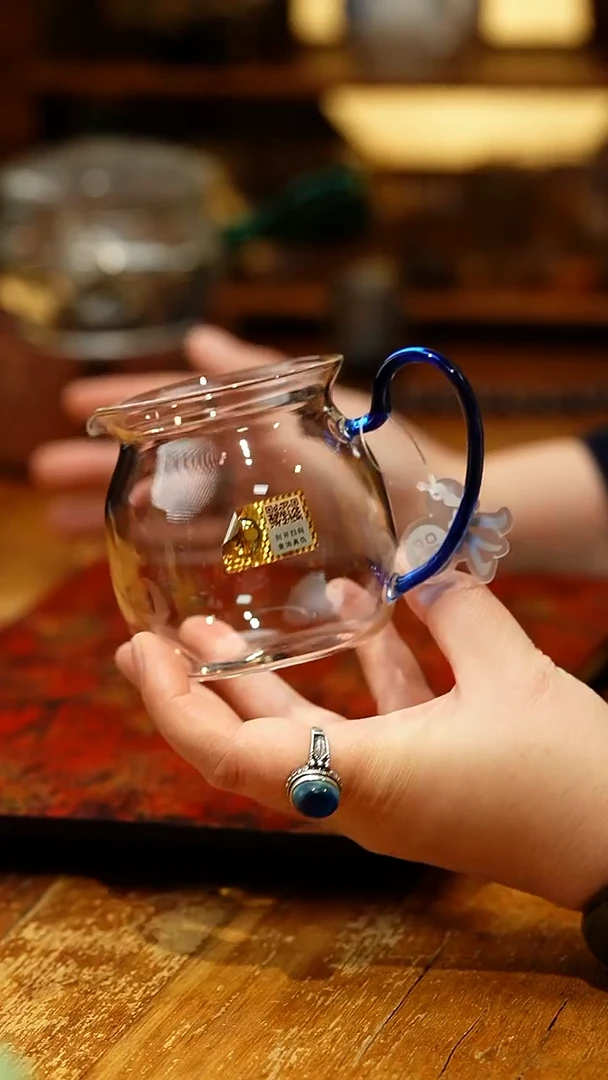 【闪购商品】禾器/晶彩美满茶海/浅蓝色/定制款