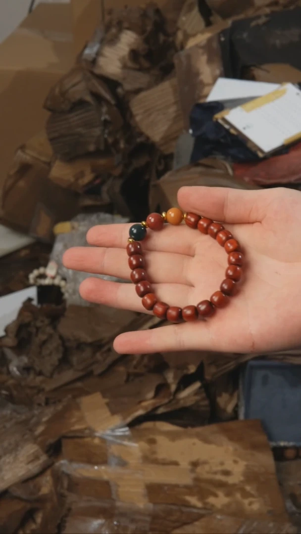 檀香紫檀（小叶紫檀）无事牌成品木串10