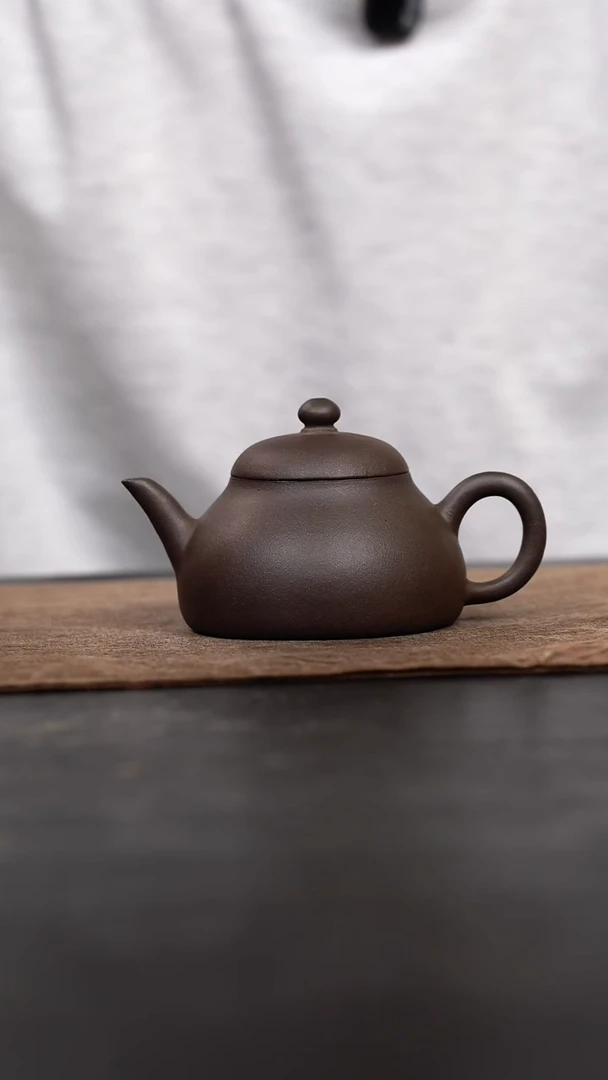 茶壶紫砂原矿手工壶105CC