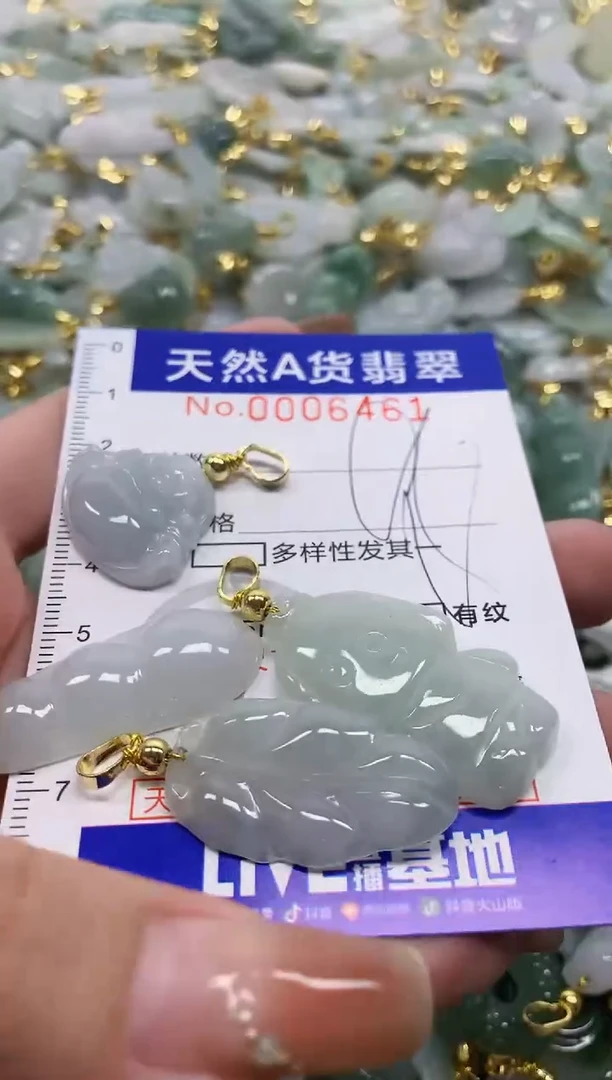 颈饰未镶嵌翡翠天然A货翡翠