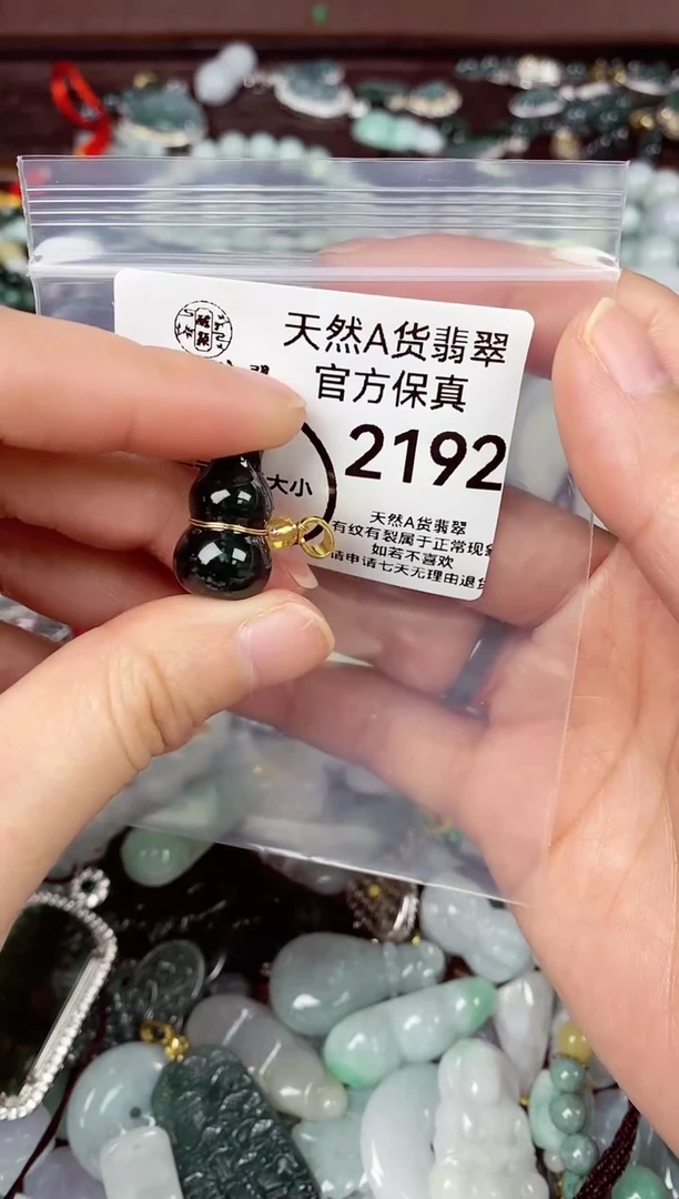 【闪购商品】翡翠颈饰未镶嵌天然A货翡翠2192