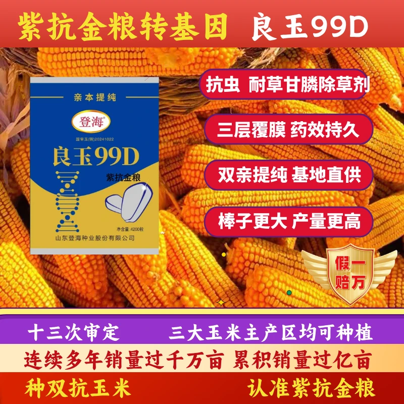 良玉99D 转基因高产抗性好